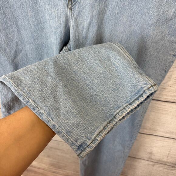 Abercrombie & Fitch Plus Size 90's Ultra High Rise Straight Leg Jeans Size 22L - Picture 6 of 9